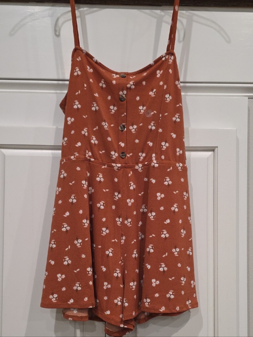 Aeropostale Floral Smocked Romper